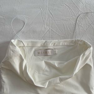 Meshki white tube top